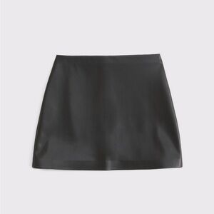 Abercrombie Scarlett Vegan leather Mini Skort